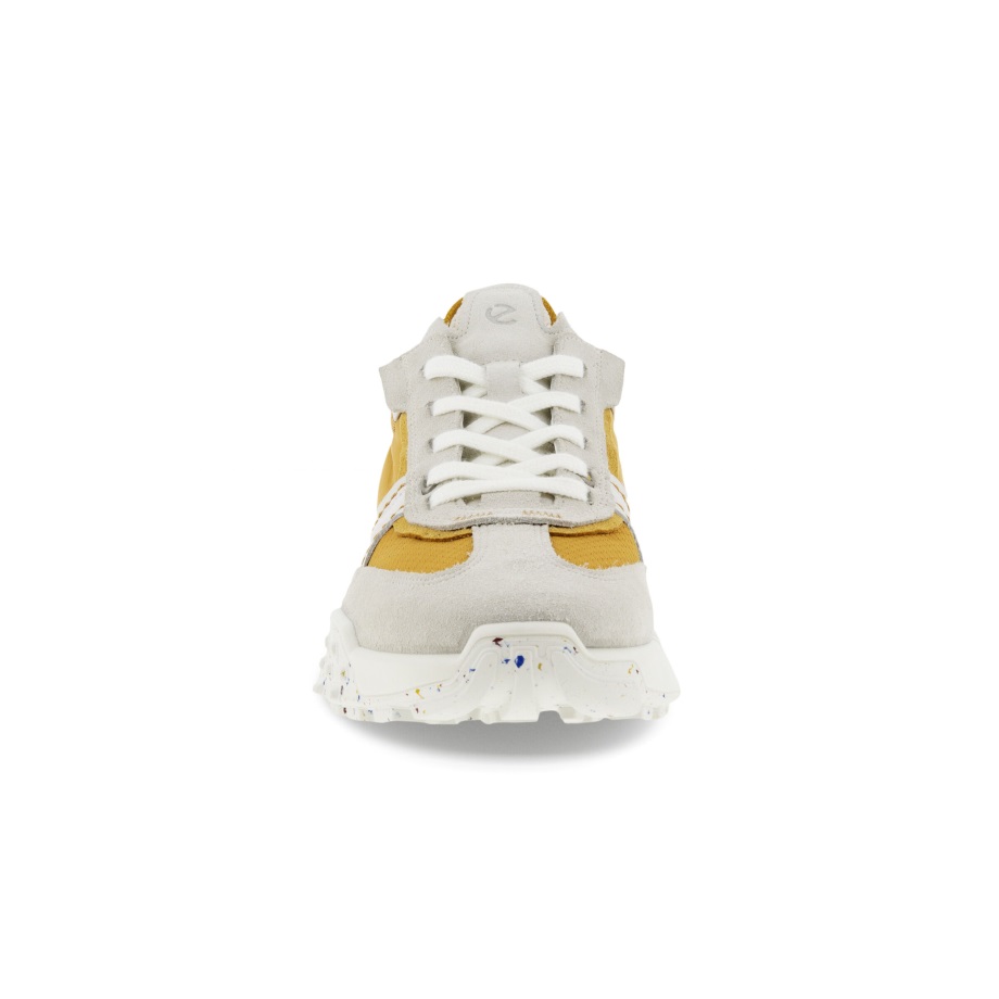 Ecco Norge Retro Sneaker Sneaker Dame Skygge Hvit-honning Sennep-hvit