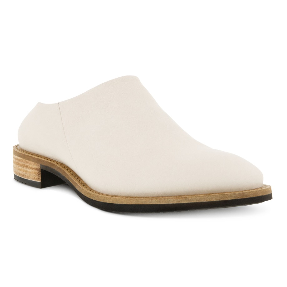 Ecco Norway Sartorelle 25 Skreddersydde Slip-on Muldyr Kalkstein For Kvinner