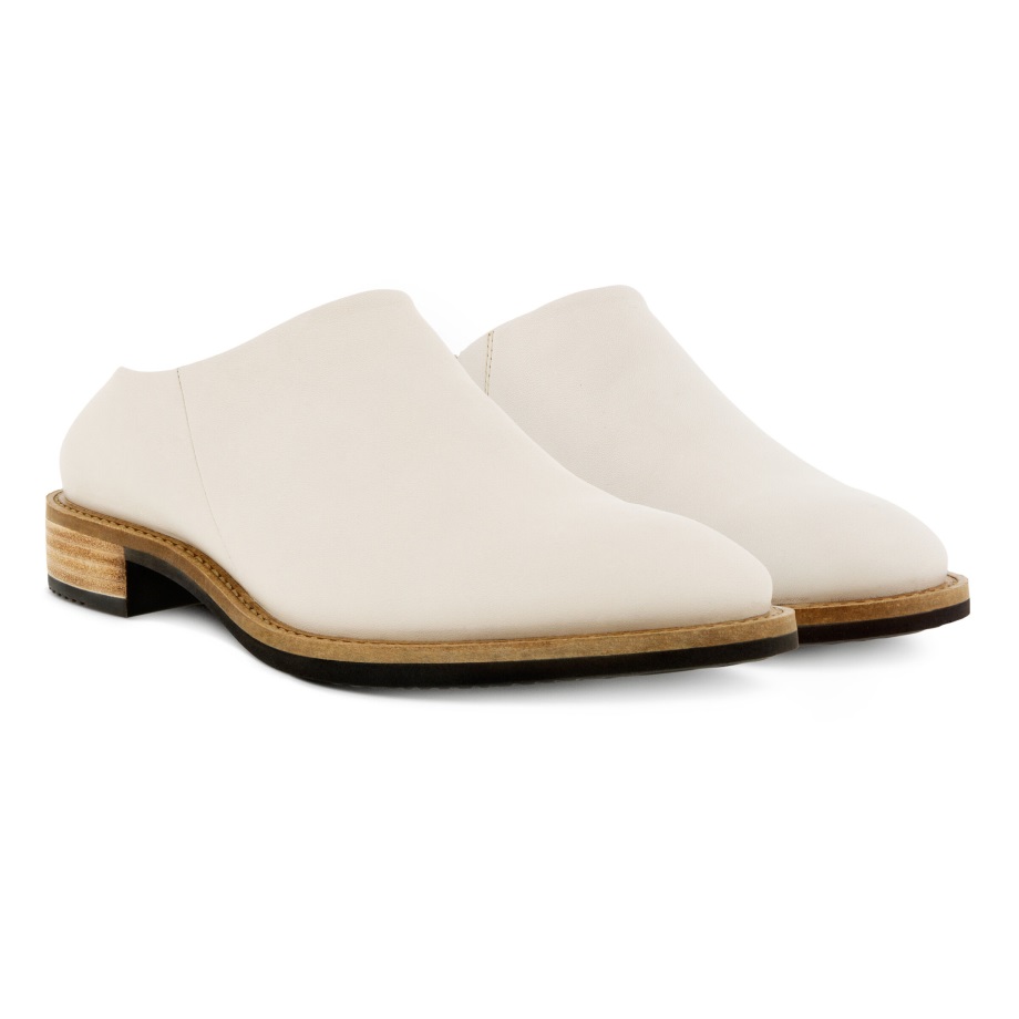 Ecco Norway Sartorelle 25 Skreddersydde Slip-on Muldyr Kalkstein For Kvinner