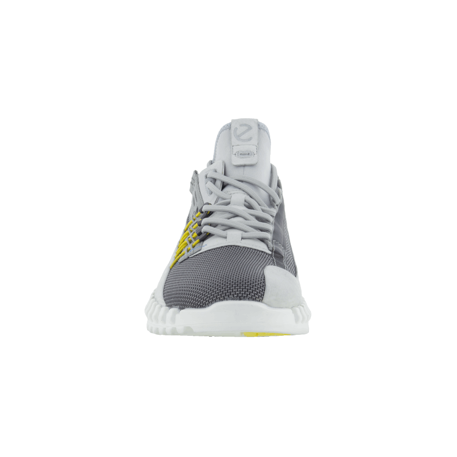 Ecco Norge Zipflex Lav Skinn/tekstil Sneaker Herre Betong