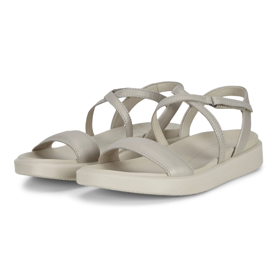 Ecco Norge Flowt Lx Stropp Sandal Dame Grus