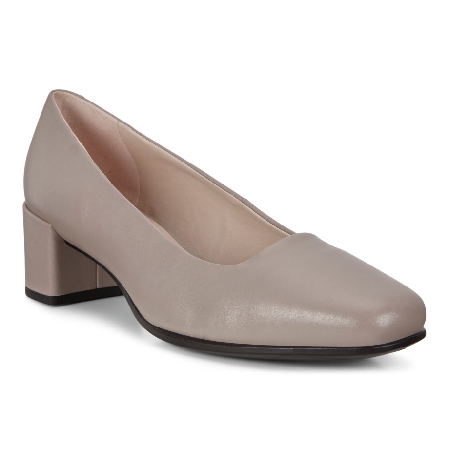 Ecco Norge Shape 35 Squared Pump Dame Grå Rose