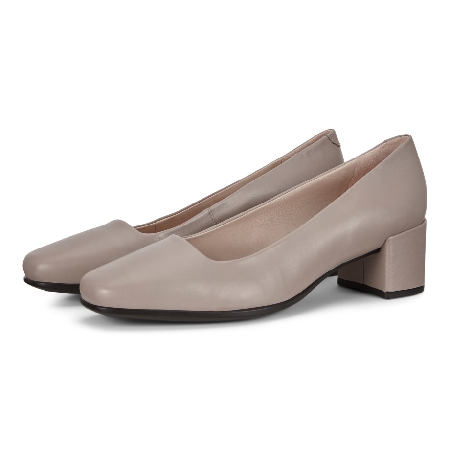 Ecco Norge Shape 35 Squared Pump Dame Grå Rose