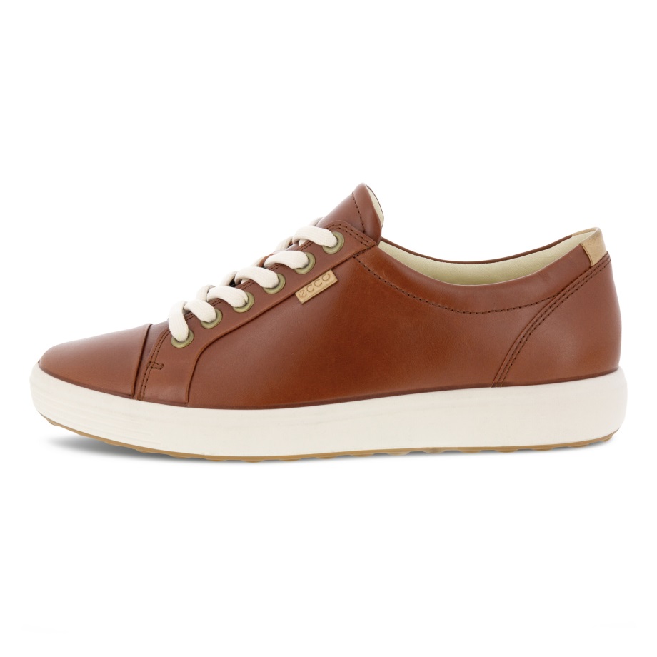 Ecco Norway Soft 7 Sneaker Dame Cognac