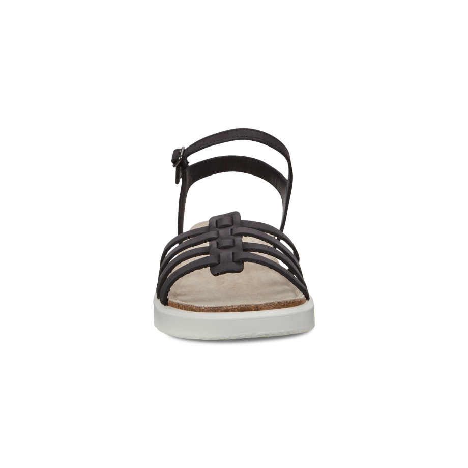 Ecco Norway Corksphere Strappy Sandaler Dame Svart