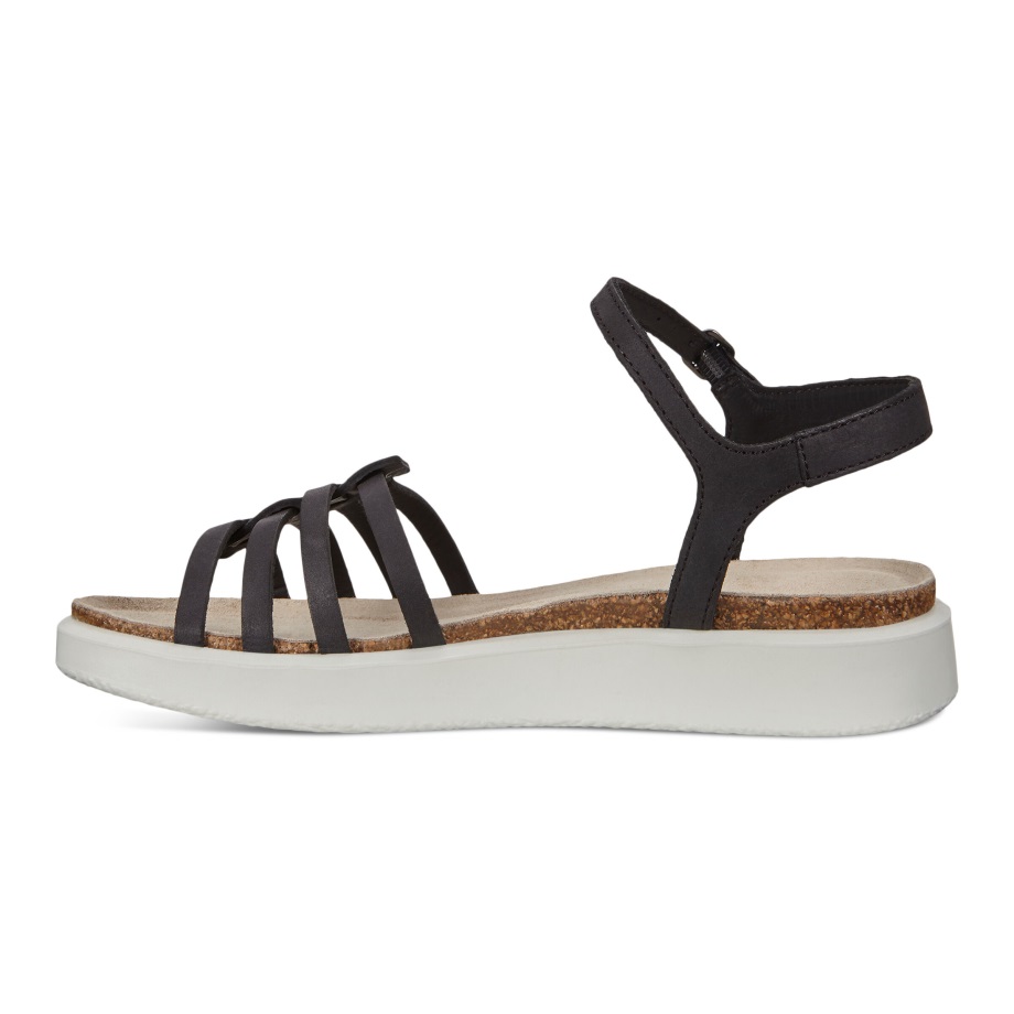 Ecco Norway Corksphere Strappy Sandaler Dame Svart