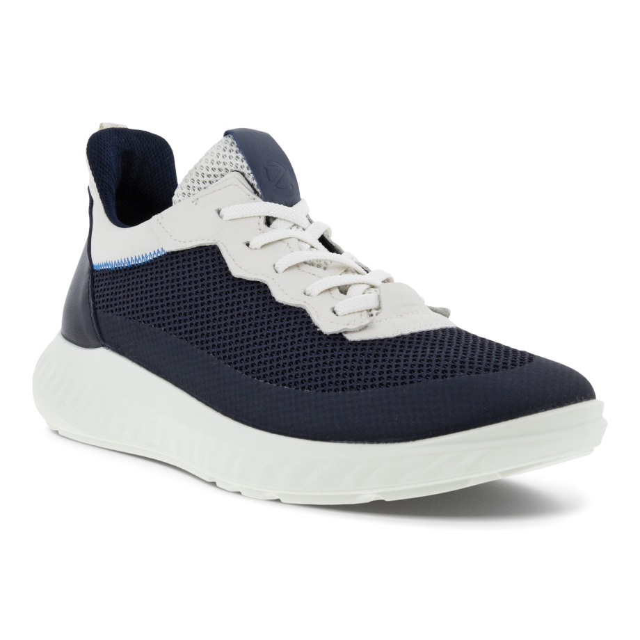 Ecco Norge Ath-1f Sneaker Mesh Herre Natt Himmelhvit
