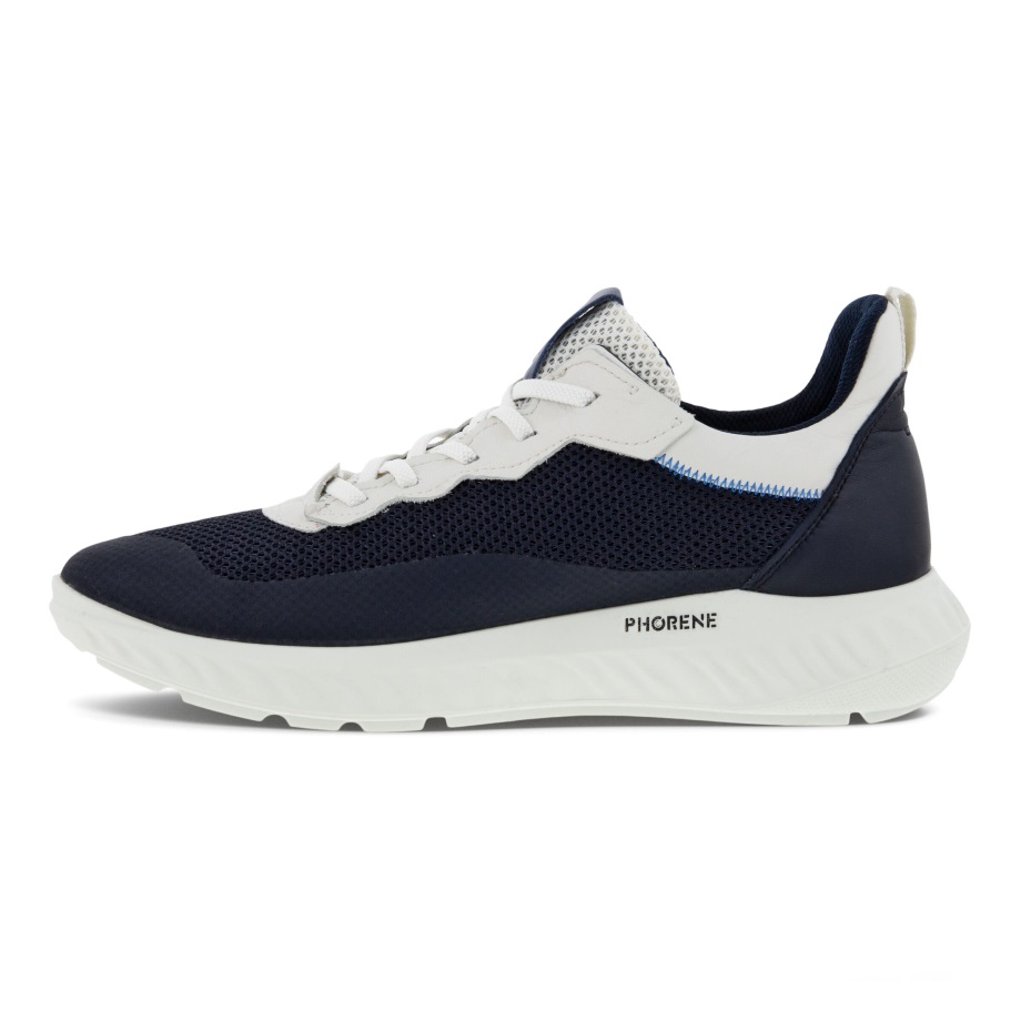Ecco Norge Ath-1f Sneaker Mesh Herre Natt Himmelhvit