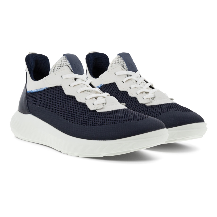 Ecco Norge Ath-1f Sneaker Mesh Herre Natt Himmelhvit