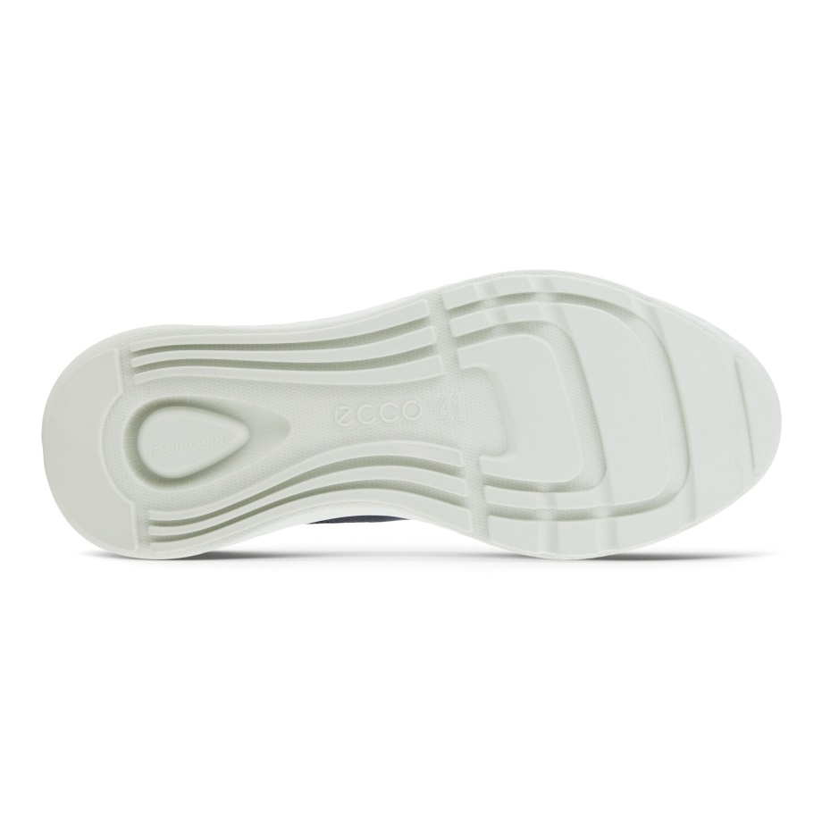 Ecco Norge Ath-1f Sneaker Mesh Herre Natt Himmelhvit