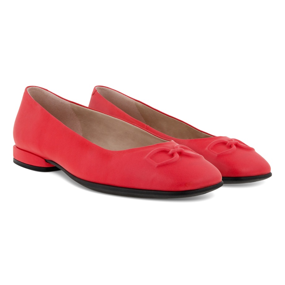 Ecco Norge Anine Squared Ballerina Kvinners Hibiskus