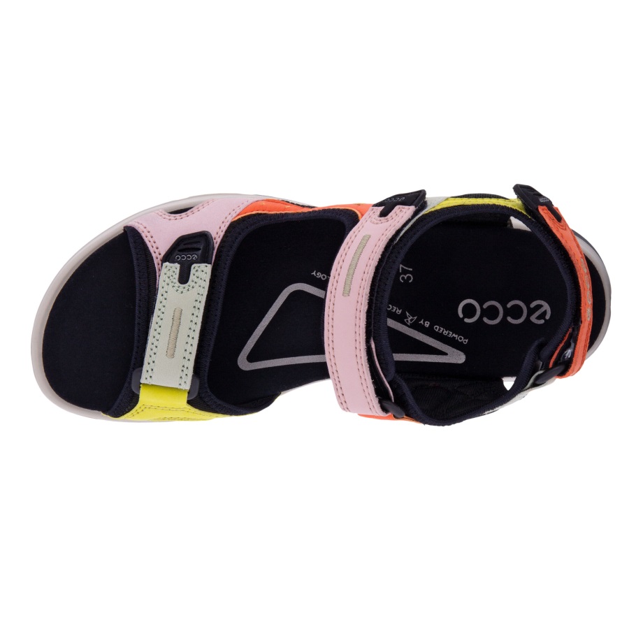 Ecco Norge Offroad Flat Sandal Kvinners Multicolor Calendula