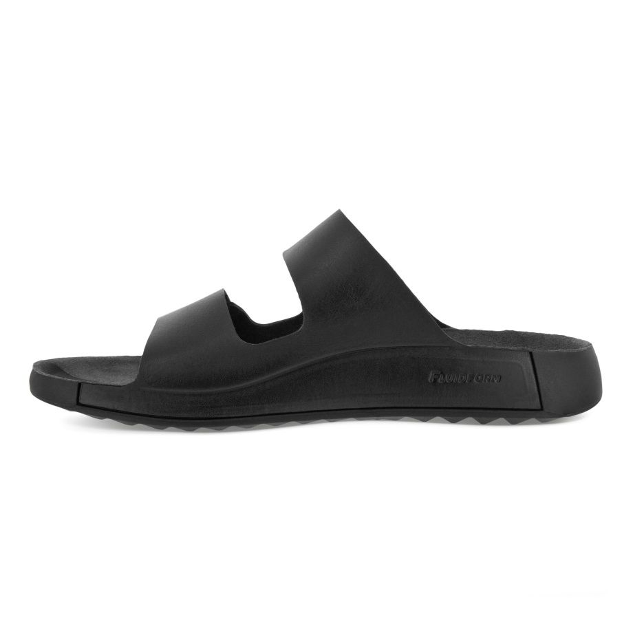 Ecco Norge 2nd Cozmo Slide Sandal Herre Sort