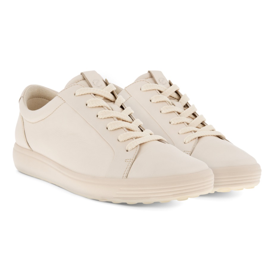 Ecco Norway Soft 7 Ecco Norway Sneaker Dame Kalkstein-kalkstein