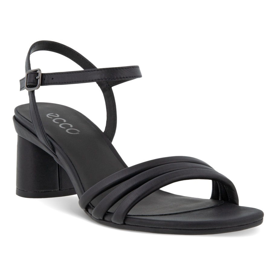Ecco Norway Elevate 65 Blokk Sandal Svart