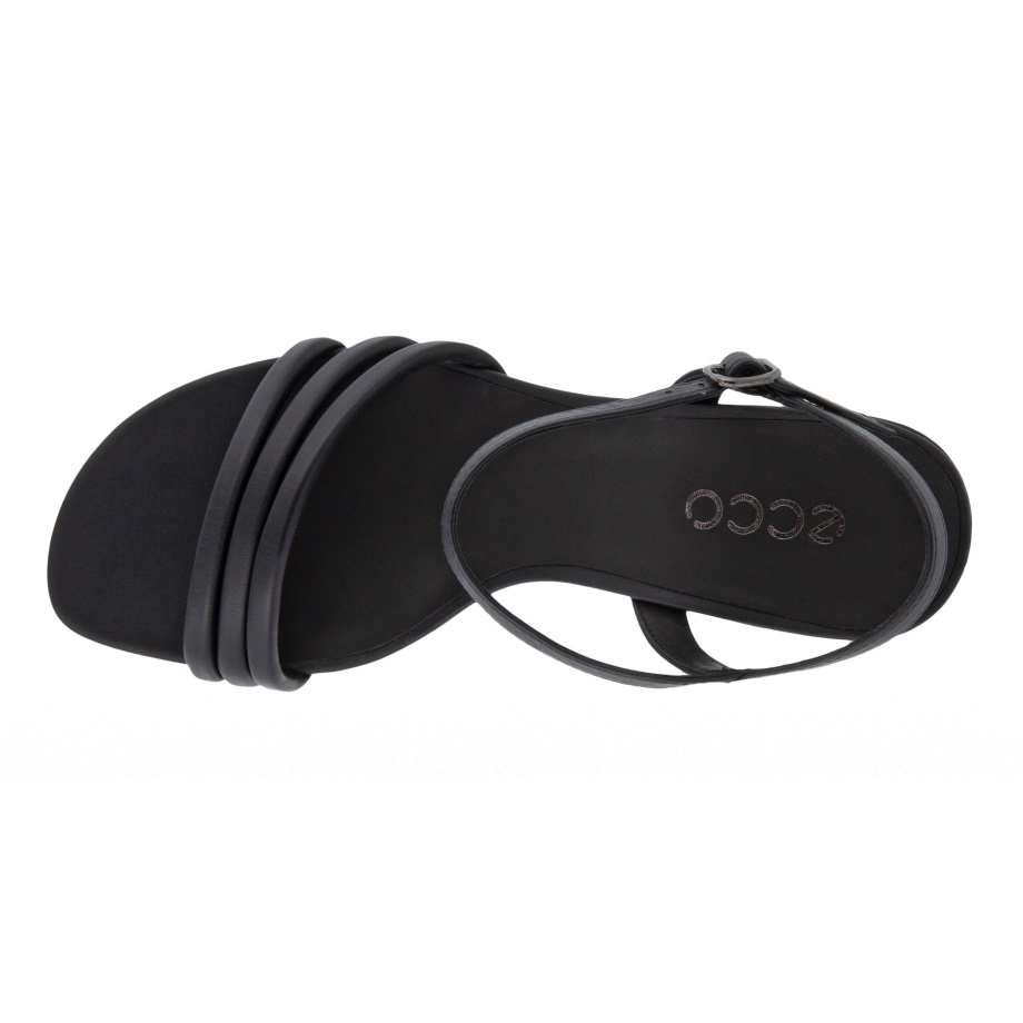 Ecco Norway Elevate 65 Blokk Sandal Svart