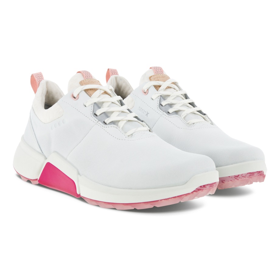 Ecco Norge Golf Biom H4 Dame Hvit-sølv Rosa