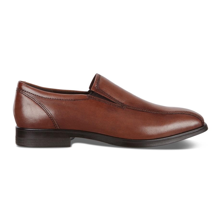 Ecco Norge Queenstown Bike Toe Slip-on Herre Rav