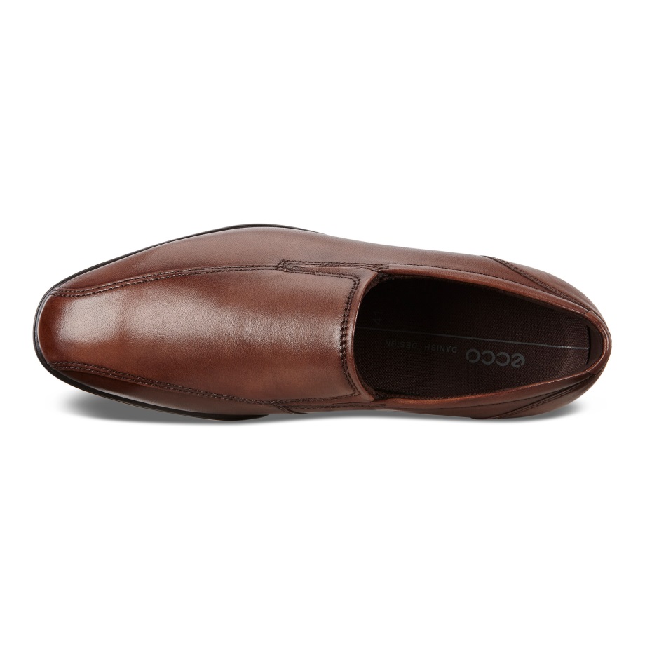 Ecco Norge Queenstown Bike Toe Slip-on Herre Rav