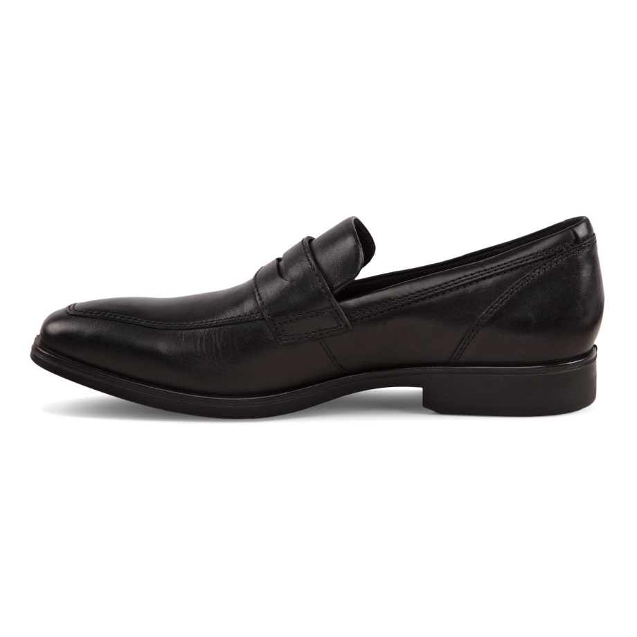 Ecco Norge Queenstown Penny Loafer Herre Sort
