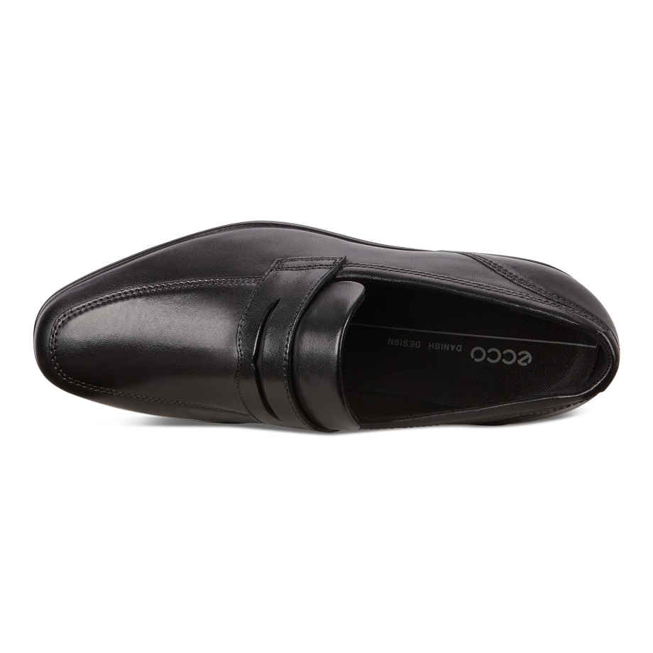Ecco Norge Queenstown Penny Loafer Herre Sort