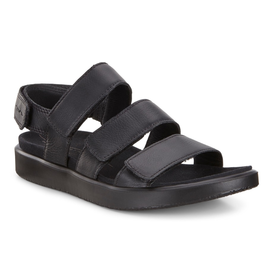 Ecco Norge Flowt Flat Sandal Dame Svart