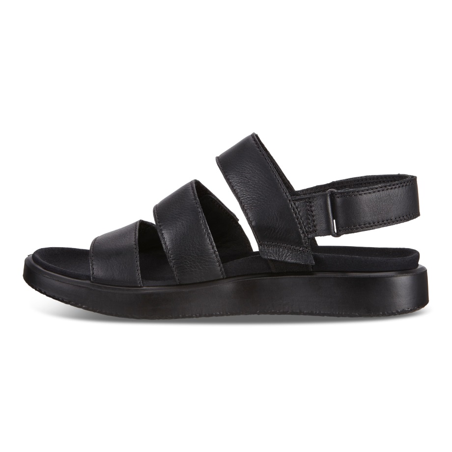 Ecco Norge Flowt Flat Sandal Dame Svart