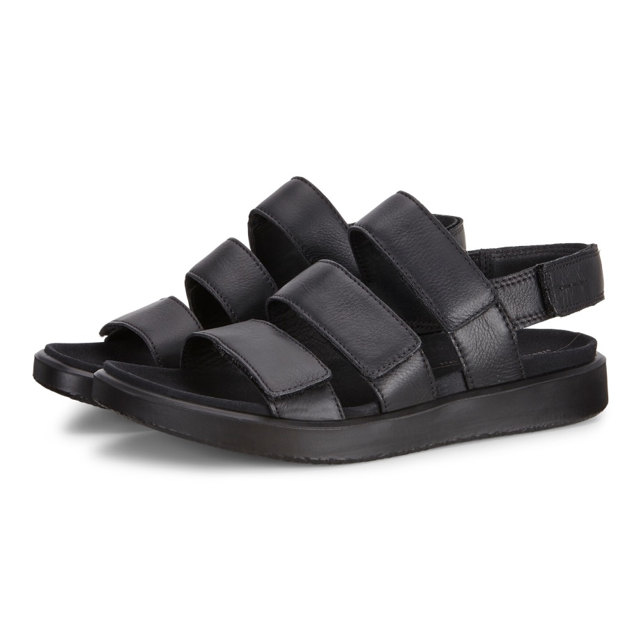 Ecco Norge Flowt Flat Sandal Dame Svart
