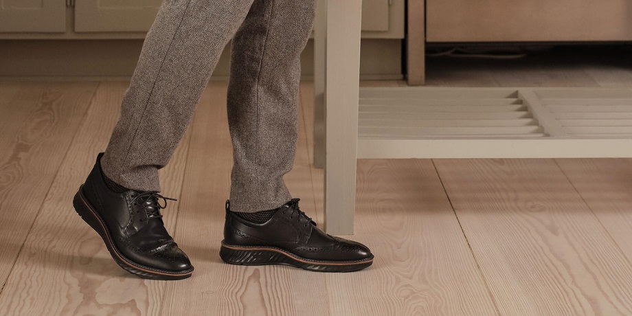 Ecco Norge St.1 Hybrid Wingtip Sko Herre Sort