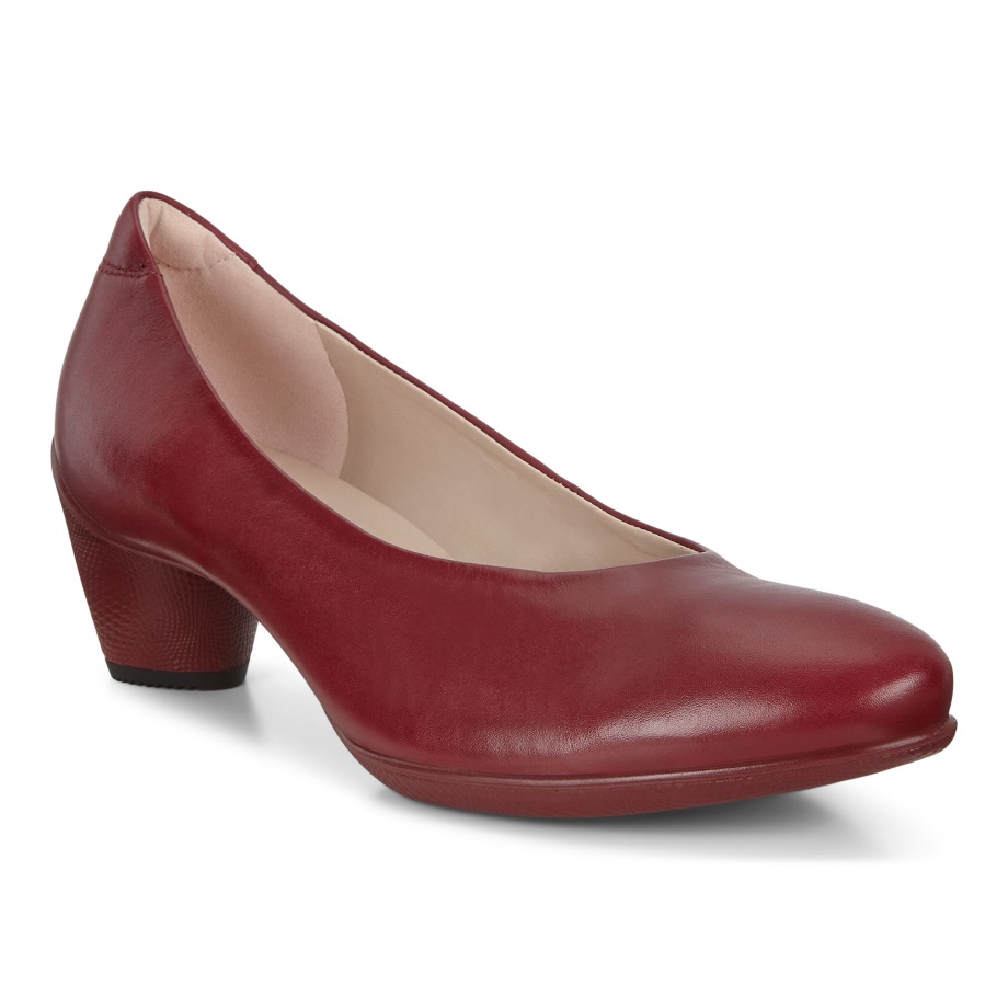 Ecco Norway Sculptured 45 Plain Pump Women's Syrah