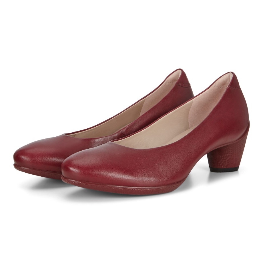 Ecco Norway Sculptured 45 Plain Pump Women's Syrah