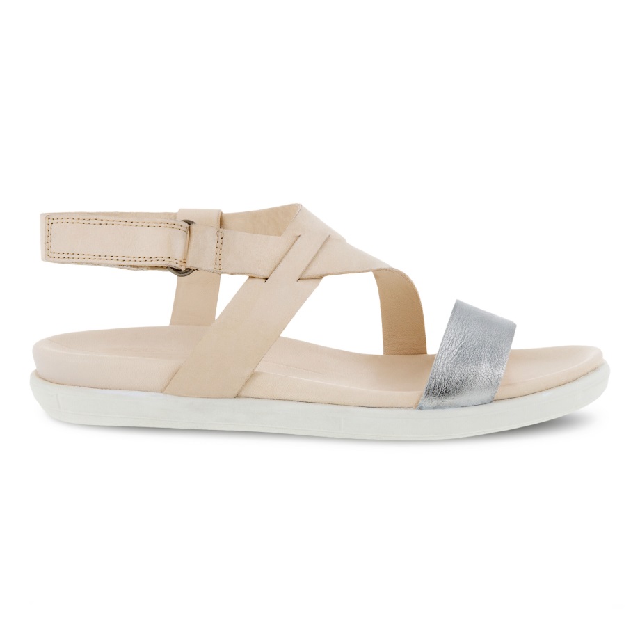 Ecco Norge Simpil Sandal Dame Alusilver-limestone