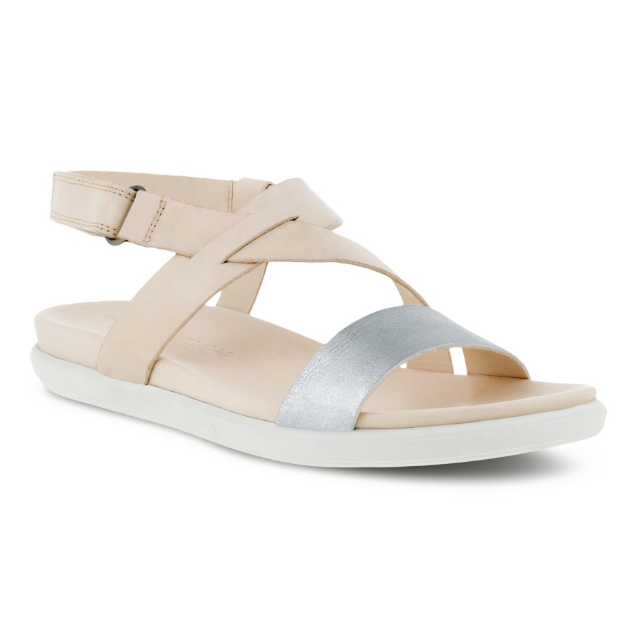 Ecco Norge Simpil Sandal Dame Alusilver-limestone