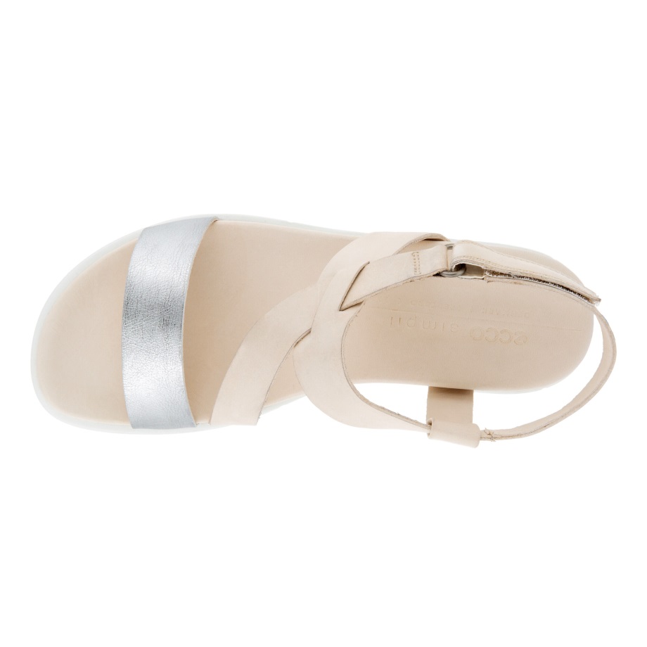 Ecco Norge Simpil Sandal Dame Alusilver-limestone