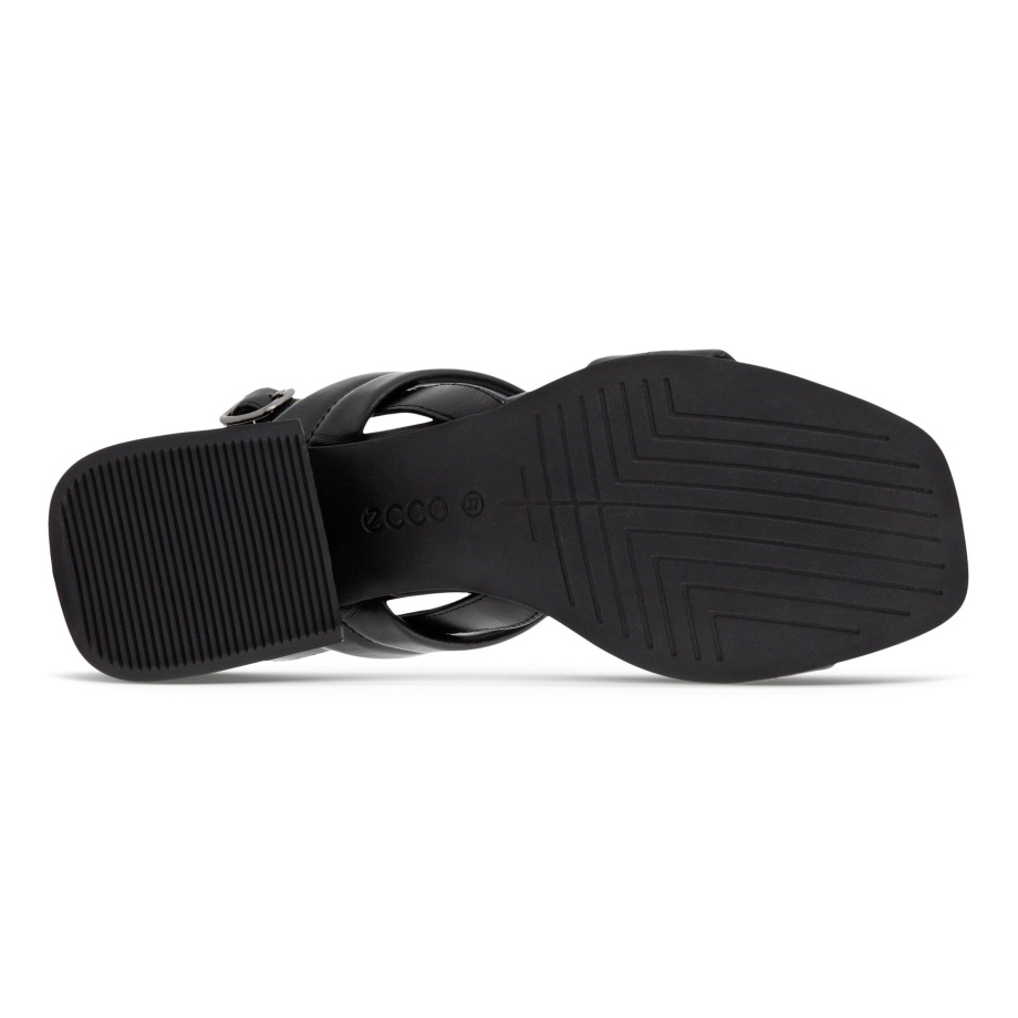 Ecco Norway Elevate Squared Sandal Black