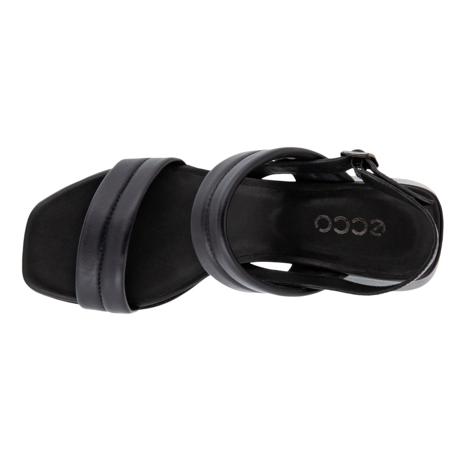Ecco Norge Dame Elevate Firkantet Sandal Svart