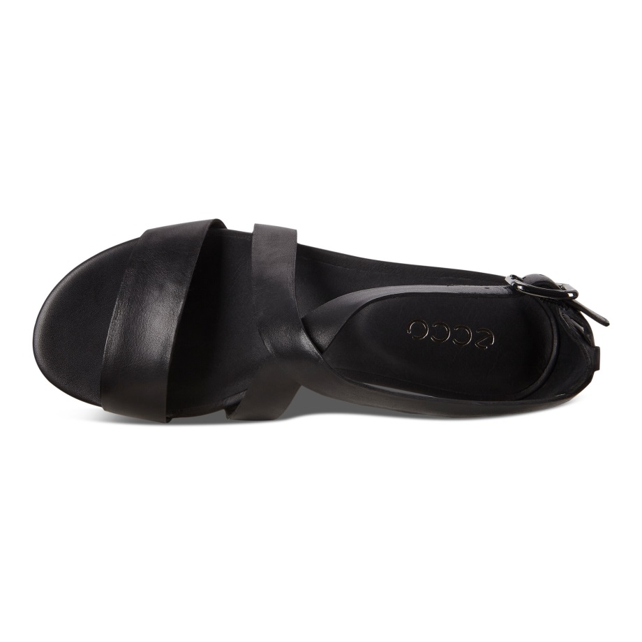 Ecco Norge Flat Sandal Ii Dame Svart