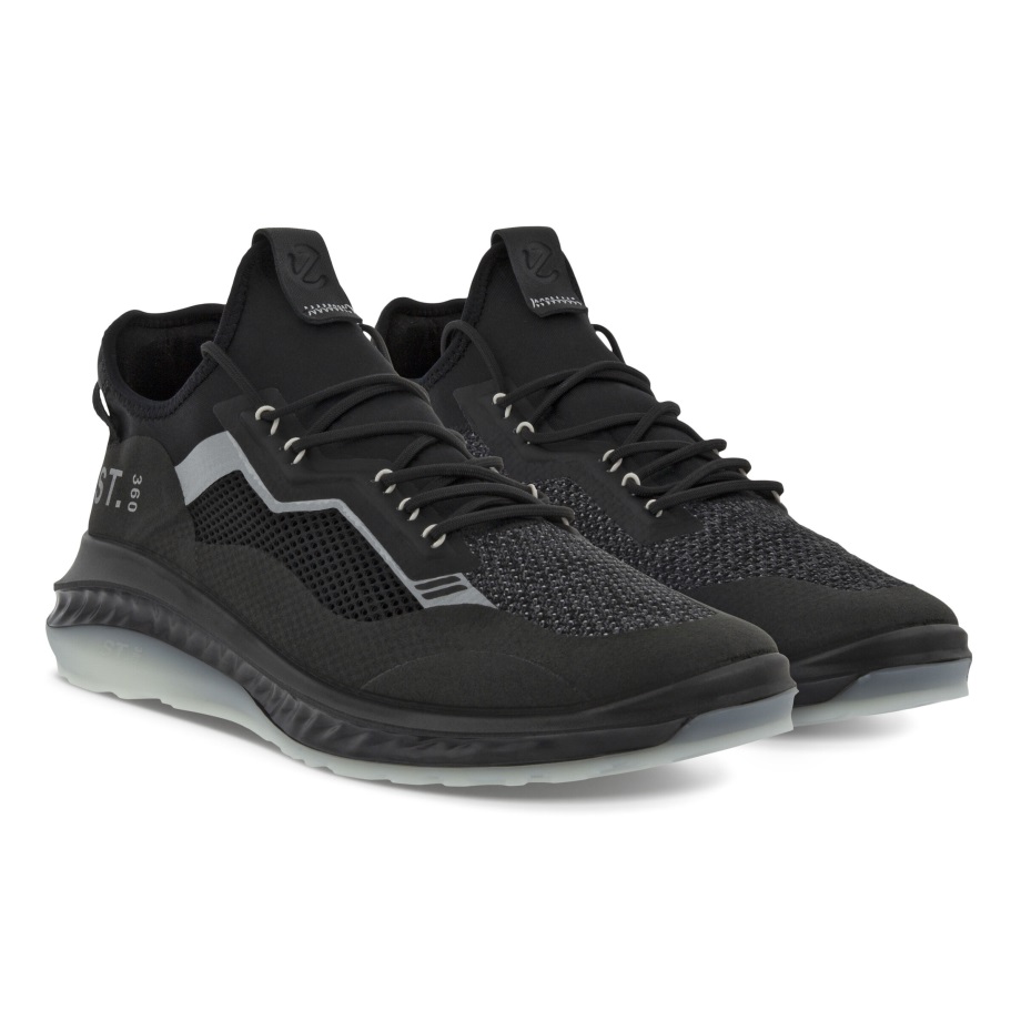Ecco Norge St.360 Sneaker Vent Tex Herre Sort