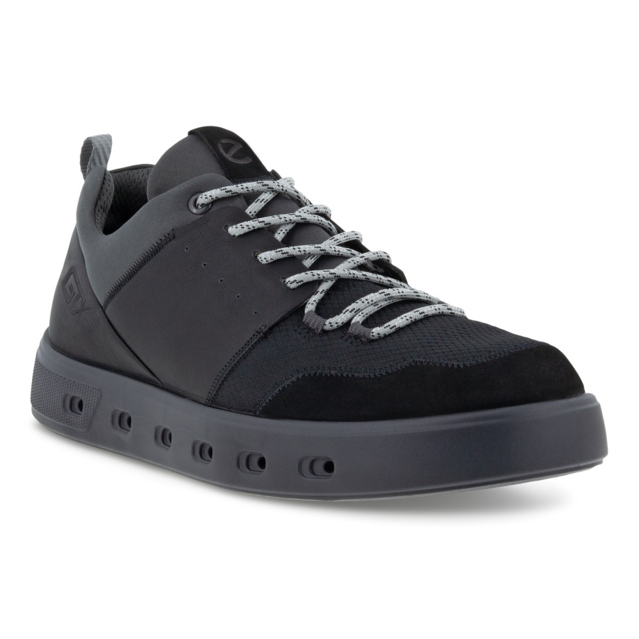 Ecco Norway Street 720 Gore Tex Joggesko Menn Svart-svart-svart