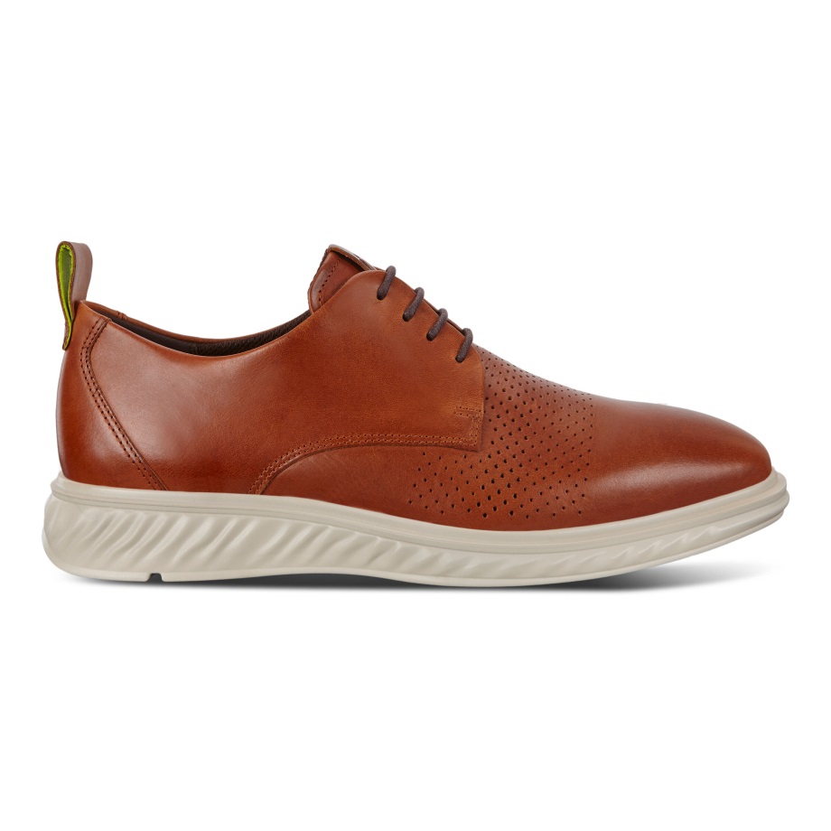 Ecco Norge St.1 Hybrid Lite Plain-toe Derby Sko Menn Rav