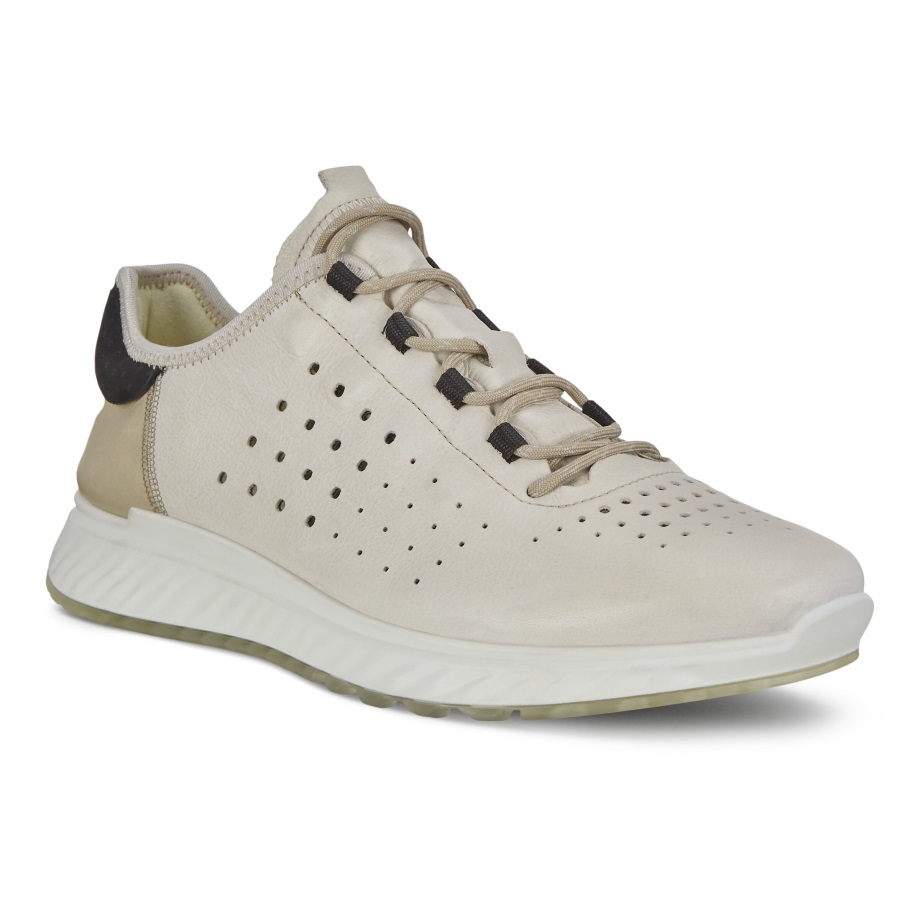 Ecco Norway St.1 Sneaker Herre Kalkstein-svart-beige