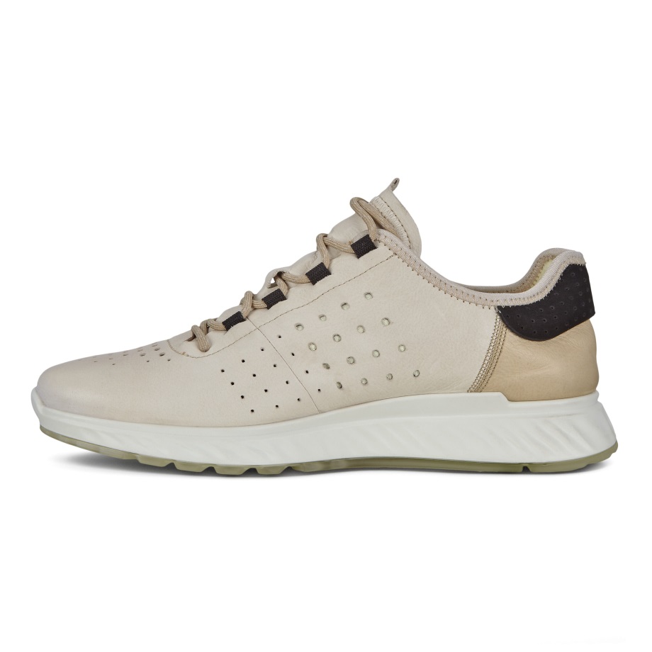 Ecco Norway St.1 Sneaker Herre Kalkstein-svart-beige