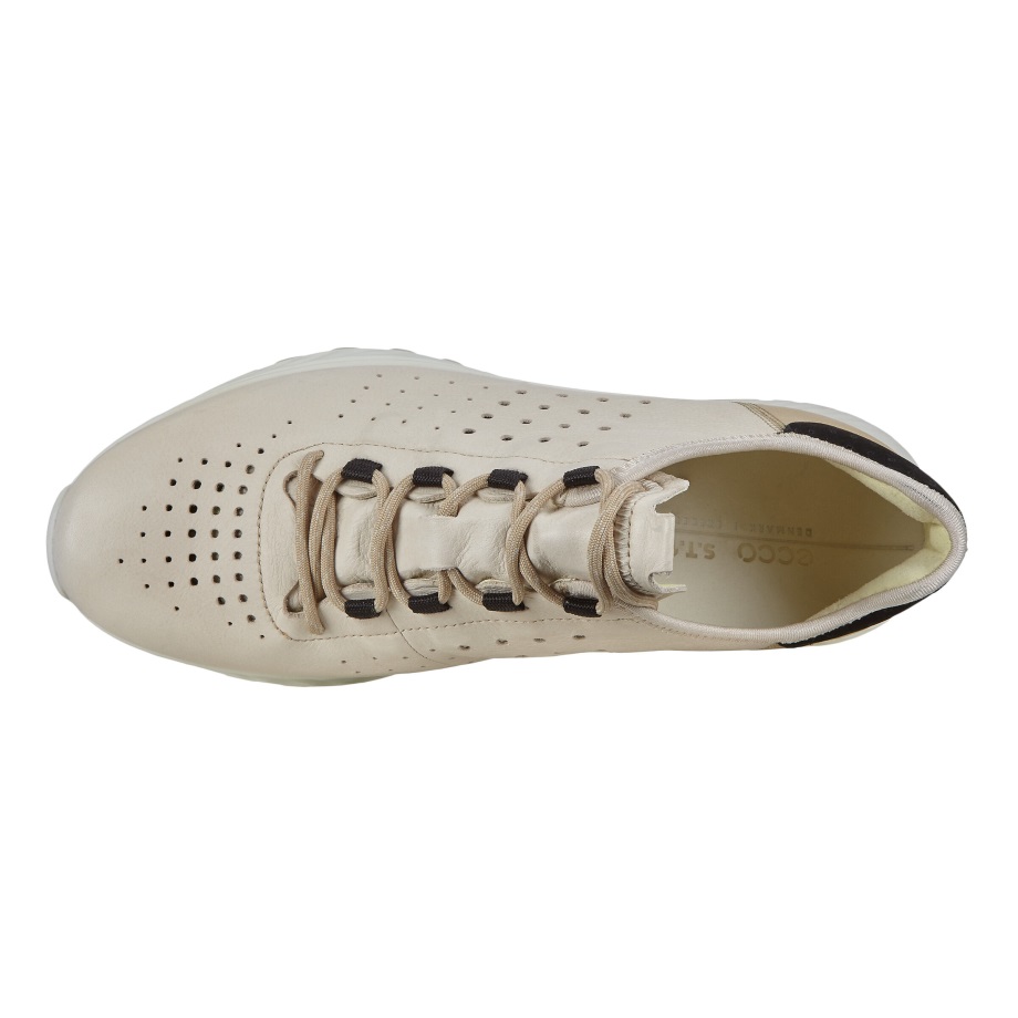 Ecco Norway St.1 Sneaker Herre Kalkstein-svart-beige