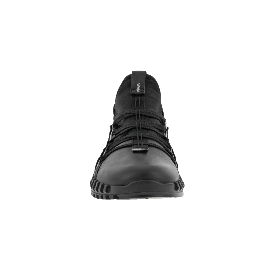 Ecco Norge Zipflex Mid-top Sneaker Herre Sort