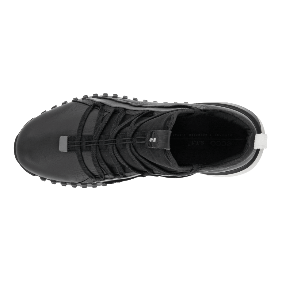 Ecco Norge Zipflex Mid-top Sneaker Herre Sort