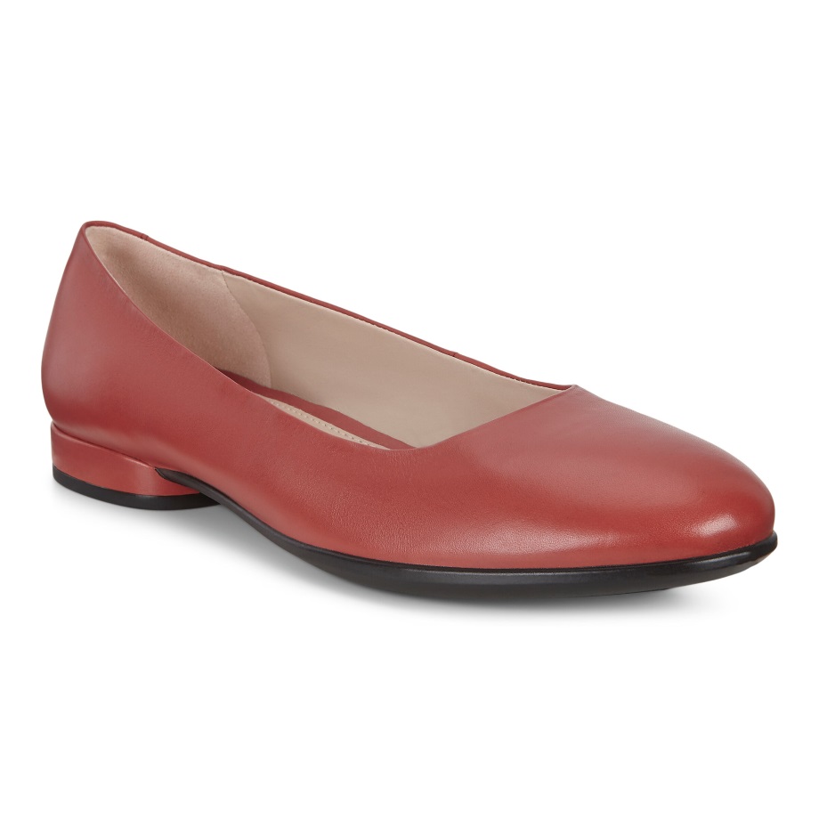 Ecco Norge Anine Ballerina Dame Marsala