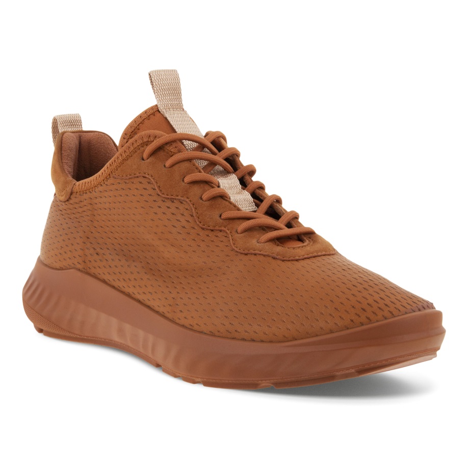 Ecco Norge Ath-1f Street Style Skinn Joggesko Dame Sierra-sierra-toscana