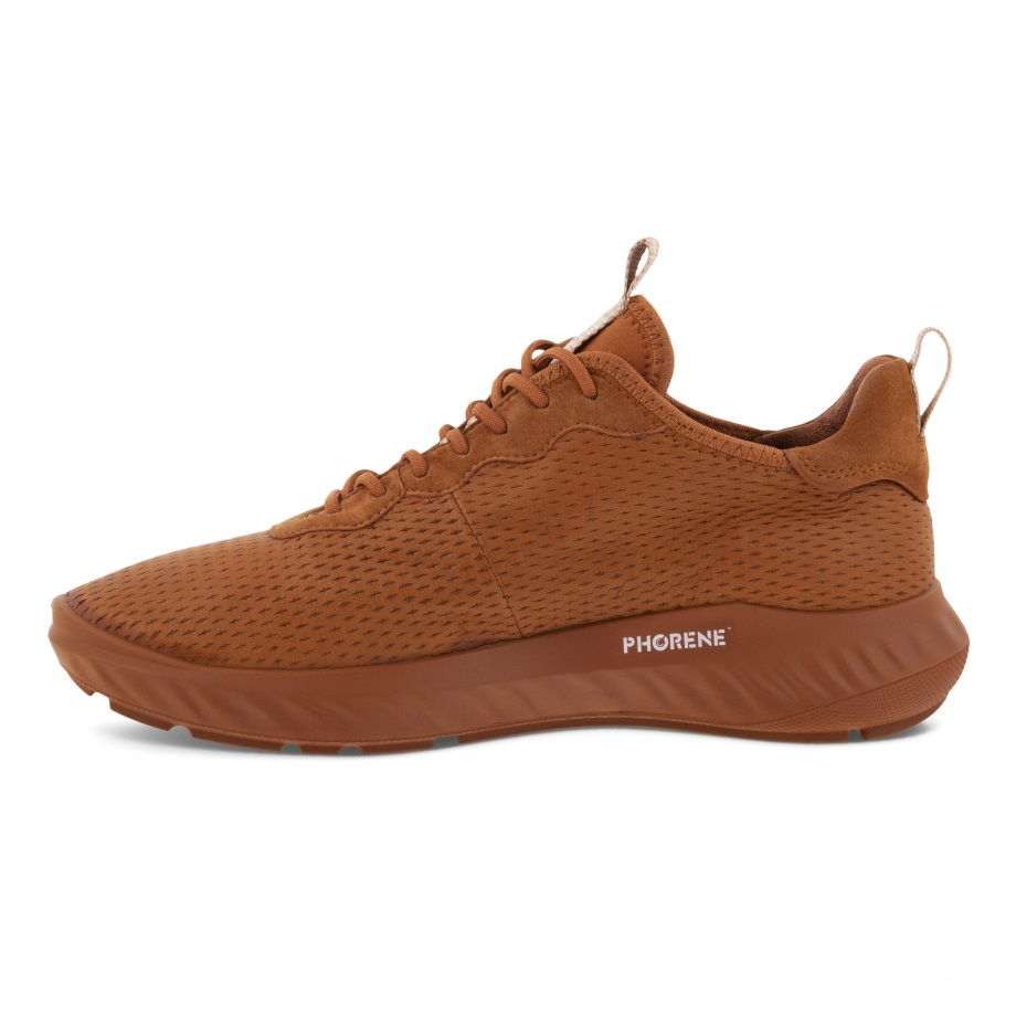 Ecco Norge Ath-1f Street Style Skinn Joggesko Dame Sierra-sierra-toscana