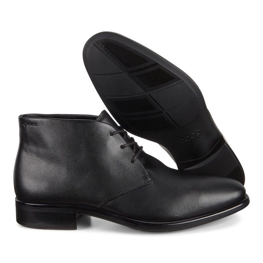 Ecco Norge Citytray Ankelstøvel Gtx Herre Sort