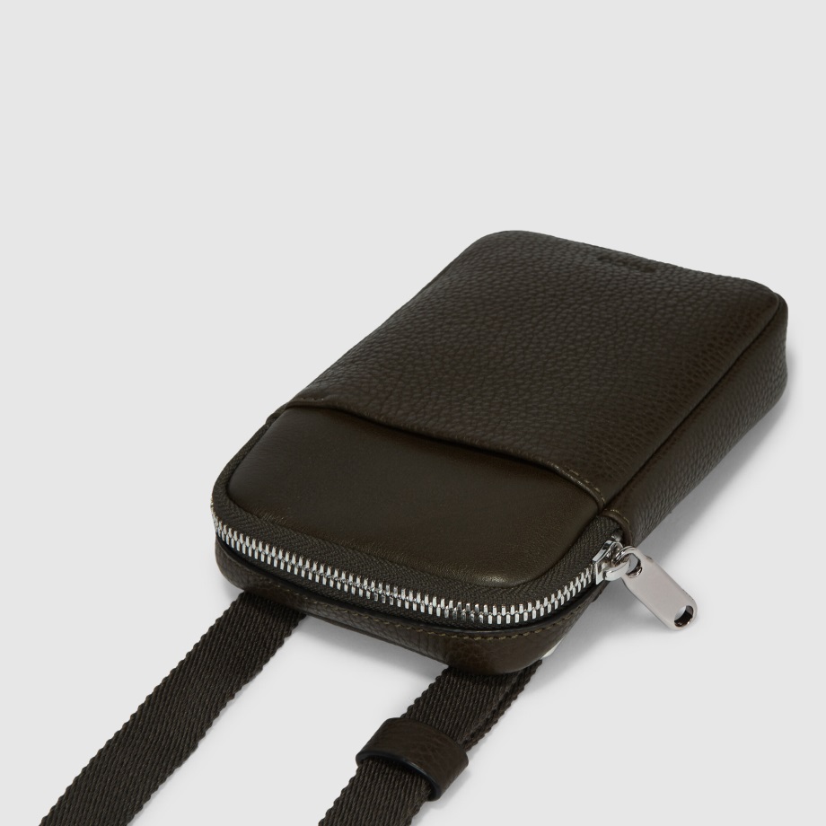 Ecco Norway Textureblock Telefon Bære Mørkegrønn Skog